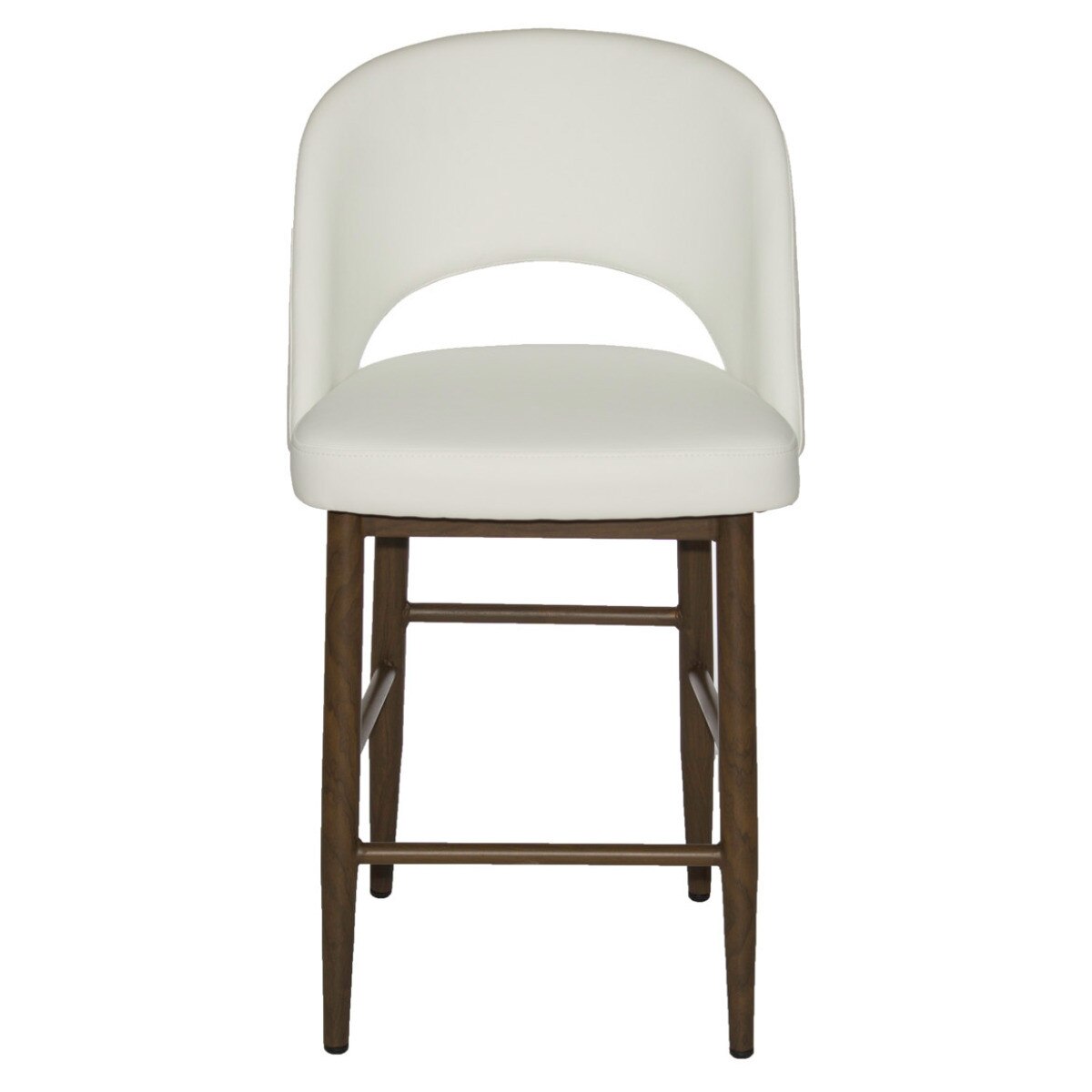 Henricks Stool white leatherette